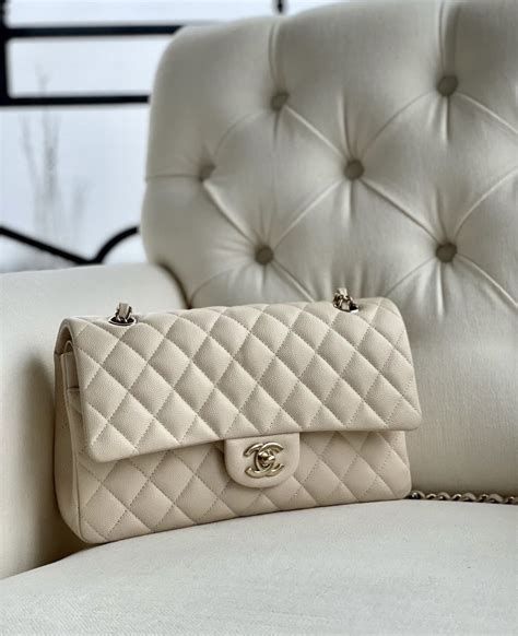 chanel ecru classic flap|discontinued chanel flaps.